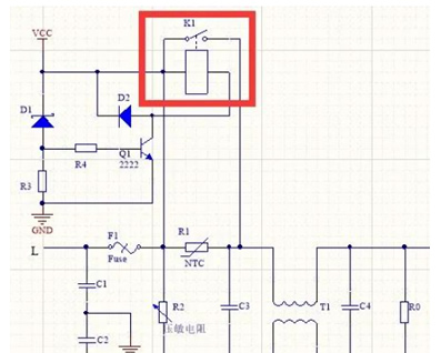 大功率开关电源输入端的继电器它有什么用呢？